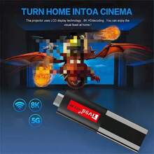 Q96 OHP A TV98 ATV 8K 迷你电视棒 Android 14 Allwinner H618 四核 Cortex A53 8K HDR 3D 语音遥控 WIFI 4G 5G BT5.0 智能高清播放器