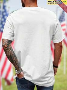 Stay Wild 100 Proof Est 2008 Mens T Shirt Cool Graphic Tee Vintage Style Casual Top Gift For Him  Unique Outfit Summer Fashion - trắng - Xem 3