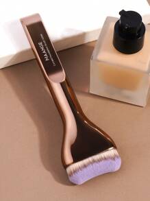 MAANGE 2 set di pennelli da trucco professionali, pennello per fondotinta e correttore, pennello per fondotinta liquida, strumenti da trucco con fibra morbida, facili da trasportare, set adatto come regalo per donne e ragazze