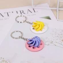 1pc Heart-Shaped Spiral Fidget Keychain, Adult Finger Toy, Helps Focus Attention And Relax, Suitable As New Year/Thanksgiving/Easter Gift, Made Of PLA Material - 1 Piece - View 9