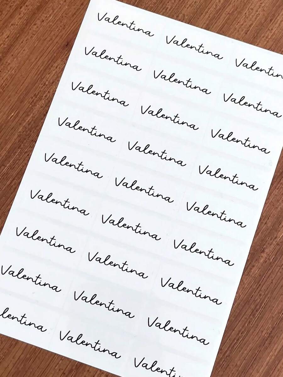 180pcs 3 * 1.5cm Personalized Custom QR Code Sticker Label, Circular Custom Sticker With Text Or Logo, Custom Label For Packaging, Office, And Gatherings,School Supplies,Back To School - White Sticker - View 1