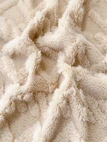 1 pieza Manta de franela Sherpa estilo bohemio jacquard, manta suave y acogedora de felpa para Halloween, Navidad, decoración de sala de estar y dormitorio, manta de felpa francesa rosa para el verano