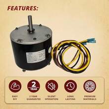 Genteq Carrier 3905 Condenser Fan Motor 5KCP39EGS070S HC39GE237A 5KCP39EGY823S - 1 - 查看 5