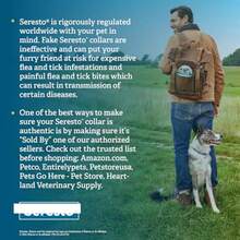 Sest Small Dog Vet-Recommended Flea & Tick Treatment & Prevention Collar For Dogs Under 18 Lbs. | 8 Months Protection  Cartoon    Fabric    Vet-Recommended Flea & Tick Treatment - 2 包 - 查看 8