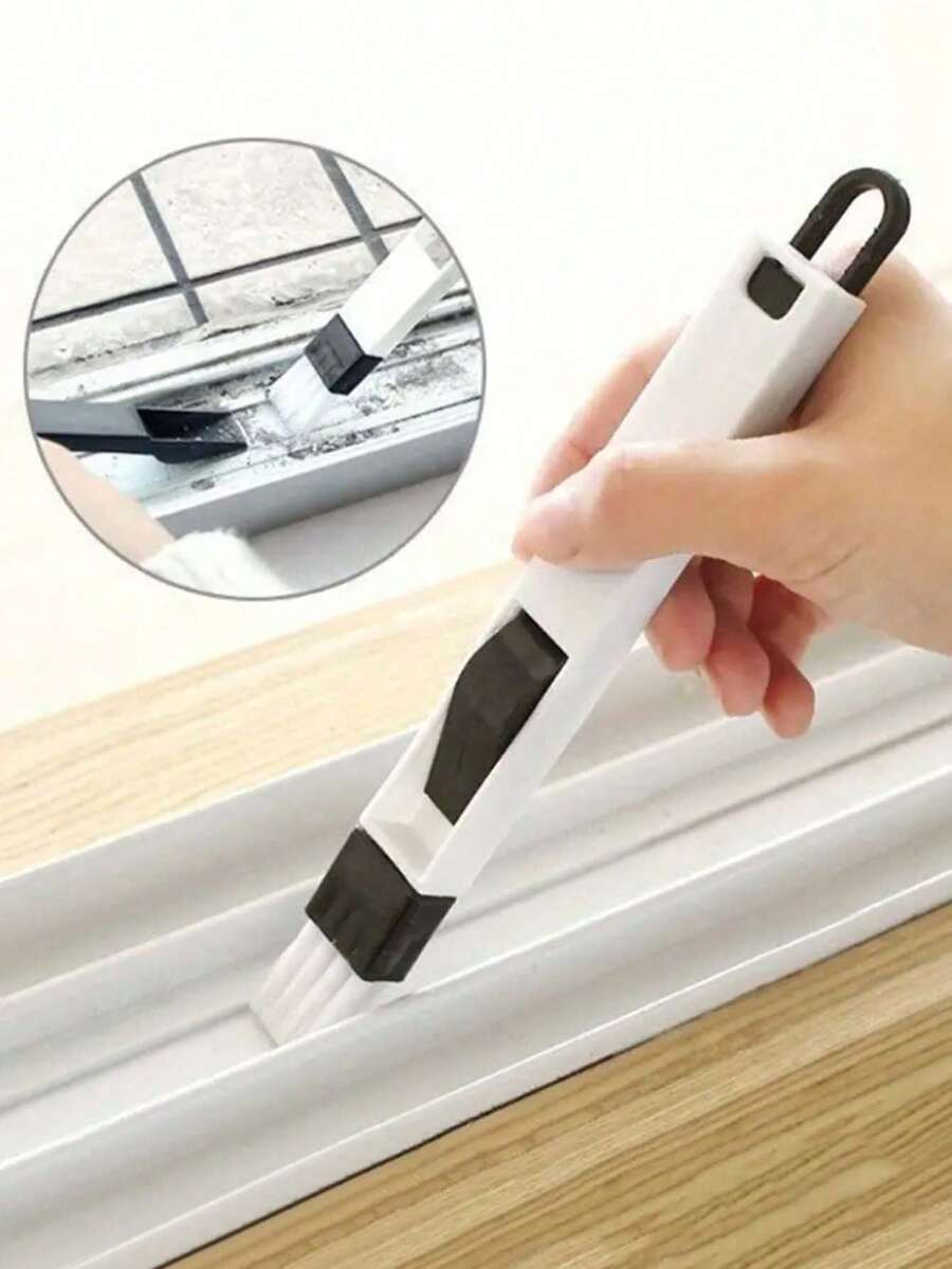 1 件装多功能浴室瓷砖填缝清洁刷、窗户凹槽清洁器、便捷的家用角落清洁工具