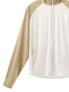 CAMEL CROWN Ropa de protección solar de punto para hombres, ropa de protección solar de verano y primavera para exteriores, ropa de protección solar de punto, ropa de ciclismo - Gris roble/cáscara de coco - Ver 3