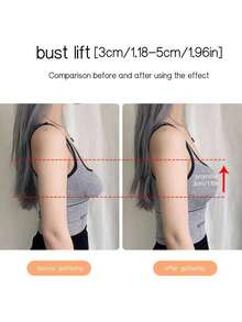 2/6/10 件可重复使用自粘式硅胶乳贴、丰胸垫、隐形胸罩，适合派对礼服 - 彩色 - 查看 5