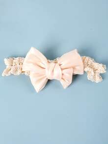 طقم جوارب وشريط رأس للأطفال 3 قطع، إكسسوارات شريط رأس للرضع والأطفال الحديثي الولادة بنمط كوري كرتوني