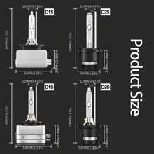 2个ROADSUN D1S D2S D4S D3S汽车大灯灯泡，6000K冷白光，氙气灯，3500小时寿命，防水设计，亮度提升350%，5分钟安装，强劲散热系统，完美光型防眩光，内置驱动器