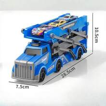 سيارة شاحنة كبيرة محولة قابلة للإطلاق، لعبة سيارة معدنية لعبة للأطفال، هدية للصبية، لعيد الميلاد/عيد الميلاد، من عمر 3-9 سنوات