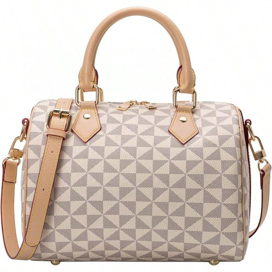 Handle Bags For Women Fahsionable Designer Crossbody Purse Large Cute Satchel Handbag2025 - trắng - Xem 1