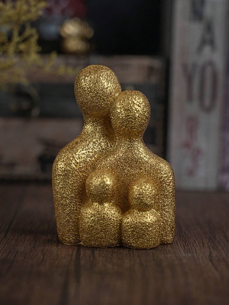 1 pieza Decoración del hogar con forma de figura abstracta, lo mejor - Dorado - Ver 1