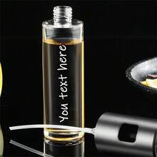 1PC Customized Home Kitchen Oil Spray Bottle, Glass Oil Sprayer, Soy Sauce Vinegar Sprayer, Glass Oil Spray Bottle, Kitchen Press Spray Bottle, Fitness Kitchen Oil Spray, Edible Oil Olive Oil Spray Bottle Atomization