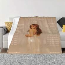 ZLIENSZUS Ayliva Flannel Blanket - Ultra Soft All Season Lightweight Throw, Modern City Printed, Mixed Color, Suitable For Sofa, Bed, Travel And Picnic - Perfect Gift For Home And Outdoor Use