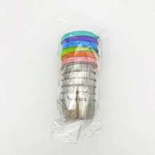 1,5-uncjowe, szczelne pojemniki na sos ze stali nierdzewnej z pokrywkami, 6/1/12 szt., szczelne miski na przyprawy do sałatek, odpowiednie na piknik, do kuchni, jako prezent świąteczny