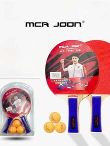 1 Stück Schläger + Multiball Set, bietet grundlegende Übungs- und Unterhaltungsbedürfnisse. All-in-One Tischtennis Sportausrüstung, die einen bequemen und gesunden Lebensstil bietet.