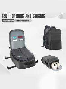 1 Piece Intelligent Vacuum Compression Large Capacity Lightweight Backpack Efficiently Saves Space And Protects Items Multifunctional Travel Backpack Luggage Bag/Outdoor Backpack Suitable For Hiking, Camping, Vacation, Business Trips And Daily Commuting For Men And Women Bag For School School Accessories School Stuff