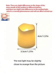 12pcs/6pcs/1pc Christmas Lights LED Battery Powered Warm White Flame Free Vowing Candle, Suitable For Valentine's Day ,Wedding, Party And Holiday Decoration, Romantic Creative Proposal Wedding Electronic Candle, Romantic Candlelight Dinner,Christmas Decoration, Indoor Home Decoration,Xmas Decorations,Christmas Tree Decoration,Christmas Table Decorations