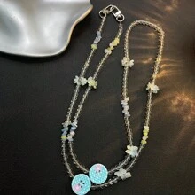 Novelty Natural Stone Beaded Phone Lanyard, Bag, Key Chain Pendant, Crossbody Chain