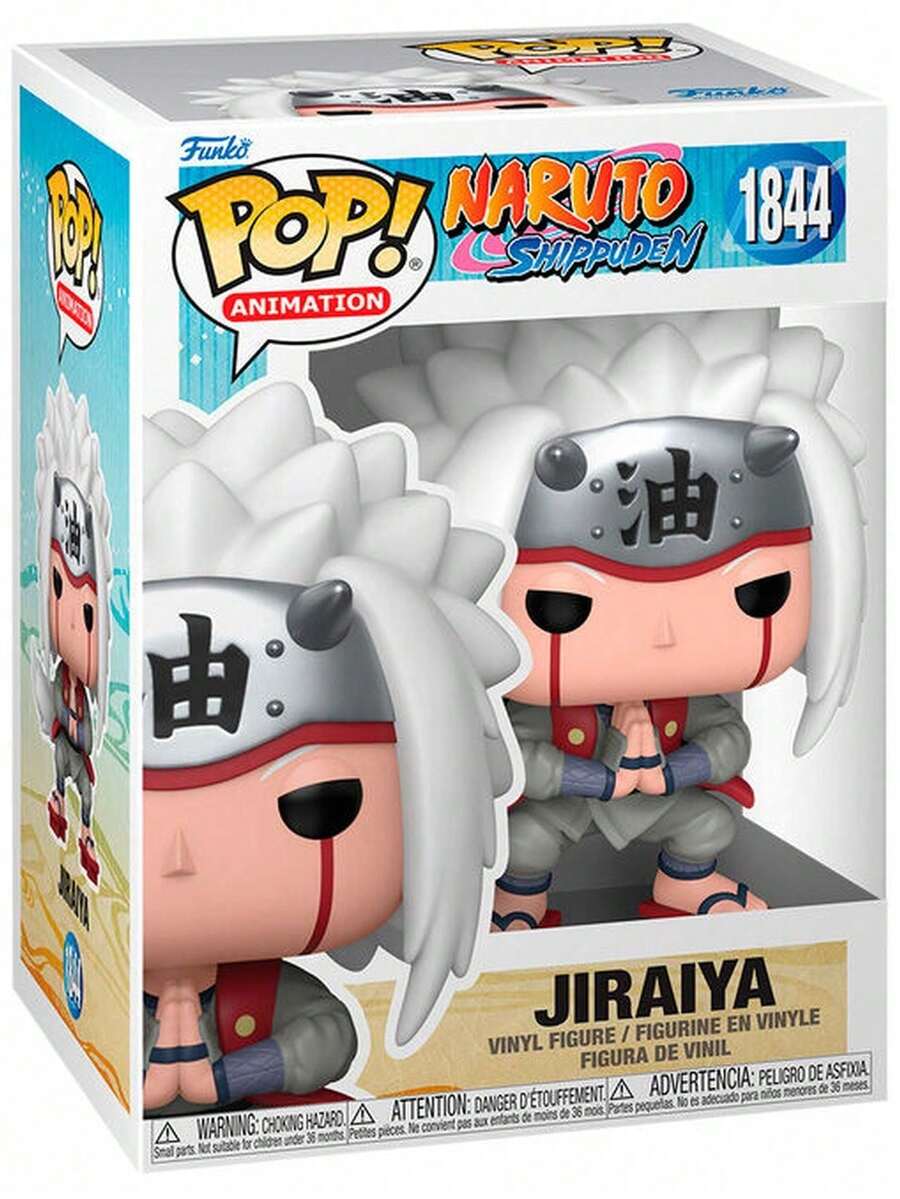 Funko Naruto Shippuden Jiraiya POP-Figur - Silber, Rot und Weiß - Übersicht 1