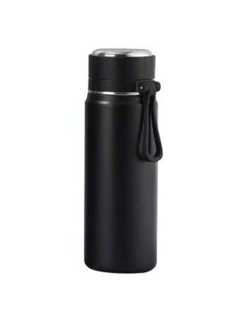 1pc Personalized Water Bottle Custom With Your Name 20oz Large Capacity Simple Style Water Cup Portable Carrying Rope Double Wall Vacuum 304 Stainless Steel Keep Warm For 12 Hours Or Cold For 24 Hours, 5 Colors For You To Choose,Brunch-Ready