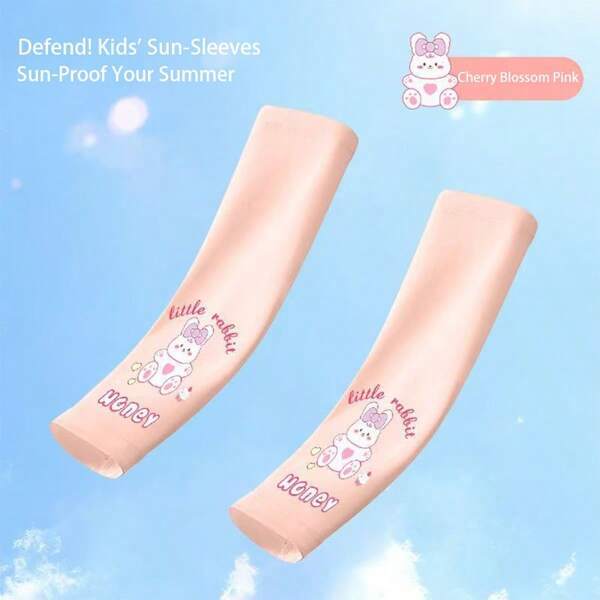 1 Pair Adorable Cartoon Casual Summer Kid Anti-UV Ice Sleeves