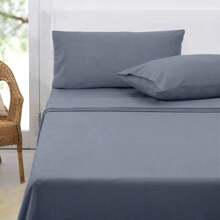 Cozy King Polar Fleece Sheet Set With 36cm Wall And King Pillowcases In Slate Color