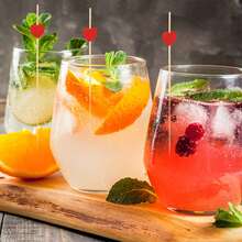 300/200/100/50/10pcs Red Heart Cocktail Picks, Fruit Picks, Dessert Picks, Appetizers, Fruit Skewers, Cupcake Toppers, Sandwich Picks, Long Cocktail Picks, Suitable For Valentine's Day, Birthday, Wedding, Party, Etc. - Multicolor - View 3