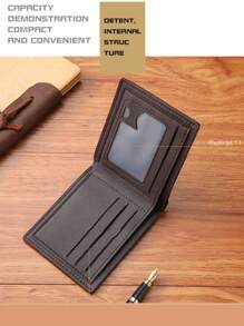 1PC Men's Business Wallet New Card Case Men's Ultra-Thin Eagle Pattern Small Wallet Multi-Functional Multi-Card Slot ID Card Holder Wallet For Men Wallet Mini Wallet Purse Wallet Men Wallet Leather Wallet