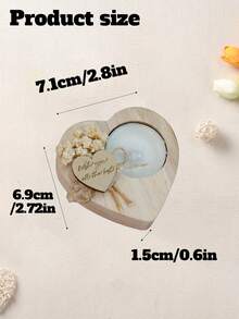 Custom Text Heart Shaped Candlestick,Personalized Wooden Candle Holder,Customized Tea Lights Candles,Customizable Candle Sticks Holder Decor,Candles For Women,Birthday Gifts,Wedding Gifts,Valentine's Day,Parties,Restaurants,Bedrooms,Mothers,Fathers,Friends,Lovers,Girlfriends,Bridesmaids Gifts - Style a - View 3