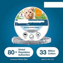Sero Cat Vet-Recommended Flea & Tick Treatment & Prevention Collar For Cats | 8 Months Protection  Christmas    PU Leather    Vet-Recommended Flea & Tick - 2 gói - Xem 2