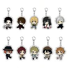 bandai Accesorio de anime Llavero acrílico de anime - Bungou Stray Dogs Lindo colgante de estilo Y2K de dibujos animados, adecuado para bolsos y llaves, regalo perfecto para fans, accesorios de cosplay, llavero de coche, bolso, mochila, pequeña joya, accesorios, regalos creativos, regalos de estudiante, accesorios de coche, colgante de bolso, accesorios escolares