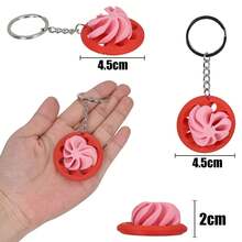 1pc Heart-Shaped Spiral Fidget Keychain, Adult Finger Toy, Helps Focus Attention And Relax, Suitable As New Year/Thanksgiving/Easter Gift, Made Of PLA Material - 1 Piece - View 21