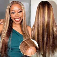 4x4 5x5 13*4 13x6 直耳到耳蕾丝前鲍勃假发 200% 密度蜂蜜金色 4x4 5x5 预切无胶蕾丝闭合前假发 耐热纤维合成混合人发混合假发 适用于女士 预切蕾丝可用于 4*4 5*5 预拔漂白结 易于佩戴 高光渐变钢琴色 P4/27# - SP4/27 - 查看 7