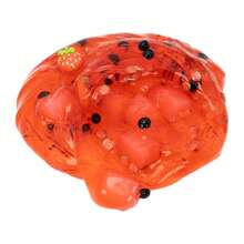 70/300ml Large Crunchy Crystal Slime Kit - Watermelon Grape Peach Strawberry Bottle Premade Slime Pack Set Non-Sticky Jelly Cube Slime Party Favor Birthday Gifts - Multicolor - View 12