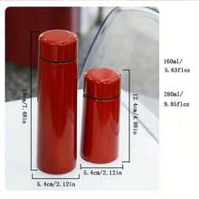 1pc 160ml/5.41oz 304 Stainless Steel Vacuum Flask, Portable Pocket Tumbler, Suitable For Outdoor Camping And Hiking