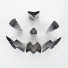 4件/6件/7件万圣节南瓜雕刻套装不锈钢饼干模具烘焙模具DIY南瓜灯雕刻工具