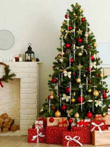 12 sztuk Boże Narodzenie Przezroczysty Sopel Wisiorek Dekoracja Choinki Linia Wisiorek Wiszące Ozdoby Choinkowe, Dekoracja Sceny, Dekoracja Pokoju, Dekoracja Domu, Dekoracja Okna Wisiorek, Dekoracja Imprezy Świątecznej