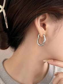 1 Pair Teenagers Elegant Drop Earrings For Daily Decoration For Party Jewelry Birthday Gift - 1# - View 4