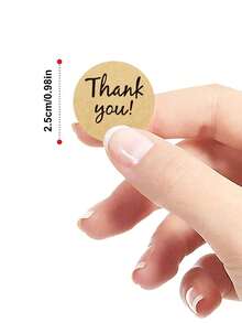 500张/1卷天然牛皮纸圆形不干胶标签分项牛皮纸圆形不干胶标签圆点贴纸1英寸圆形空白车库价格贴纸牛皮纸编码标签标签棕色天然信封封条分项名称贴纸（多种款式可供选择）旅行户外贴纸配件旅行用品一次性用品 - 白色 - 查看 3