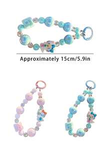 Sanrio 2 قطعة / 1 قطعة سلسلة مفاتيح من القماش المخملي الناعم الإبداعي من سانريو، endded pendant، Phone S، Earphone، Bag Charm، سلسلة المفاتيح، ديكور الخلفي، Pompom Purin Anime Animo موضة، هدية صغيرة جميلة، مناسبة لمفاتيح السيارات والحقائب والهواتف، هدايا رائعة للعائلة والأصدقاء