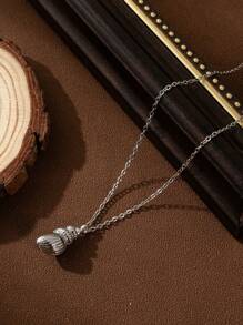 1pc Popular Women's Fashionable Summer Seashell Pendant Necklace, Delicate & Cute, Ideal For Wedding, Engagement, Party & Other Occasions