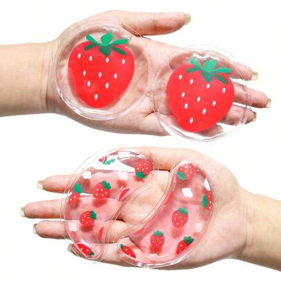 4PCS Gel Eye Ice Pack Set Reusable Cold And Hot Compress For Eyes Ice Pack For Eyes Cooling Eye Pads For Eye Strain Swelling Redness Dark Circles Puffy Eyes And Eye Recovery Surgery.668