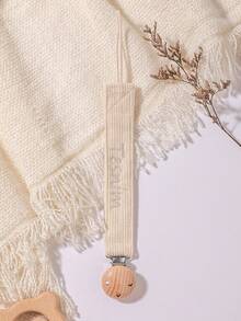 1pc Personalized Baby Pacifier Clip Cute Polka Dot Print Customized Patterns For Boys And Girls, Custom Baby Pacifier Clip Universal Soothing Clip, Suitable For Halloween, Baptism, Thanksgiving, Christmas Giftsbaby Shower Family Decorations Gifts - Multicolor - View 7