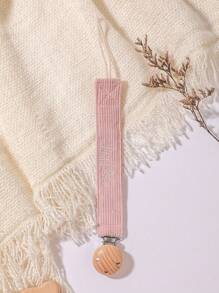 1pc Personalized Baby Pacifier Clip Cute Polka Dot Print Customized Patterns For Boys And Girls, Custom Baby Pacifier Clip Universal Soothing Clip, Suitable For Halloween, Baptism, Thanksgiving, Christmas Giftsbaby Shower Family Decorations Gifts - Multicolor - View 9