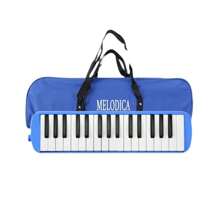 32 Keys Melodica With Mouthpiece Air Piano Keyboard Musical Instrument With Carrying Bag