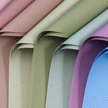 1 Pack Of 20 Pcs Plain Waterproof Paper For Flower Bouquet Wrapping, Matte Finish Packaging Paper - Violet Purple - View 3