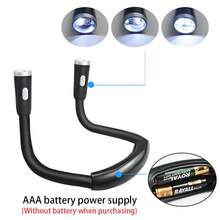 1pc LED Neck Hanging Light, USB Rechargeable/Battery Powered Reading Lamp, Student Eye Protection Lighting, Outdoor Night Running Portable Headlamp, Creative Work Light