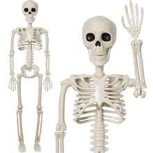 90cm Realistic Plastic Skeleton Decoration For Halloween Party, Game, Home Decor