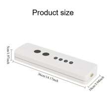 2-In-1 Digital Display Portable Household Electric Food Preservation Machine, Vacuum Food Sealer Suitable For Various Food Preservation, Vacuum Sealing Machine/Plastic Sealing Machine, Applicable To Dry, Wet, Powdery Food Vacuum Preserver